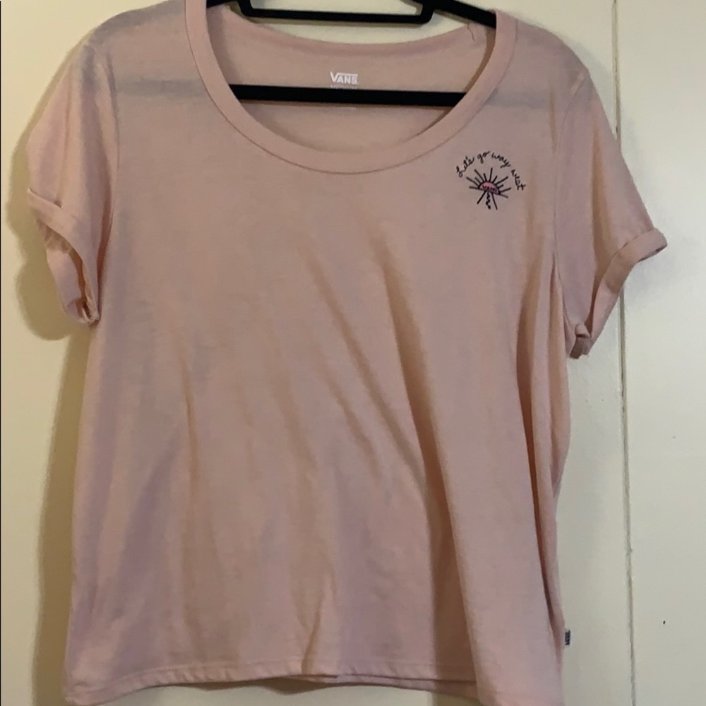 Pink Vans baby doll T-Shirt ✨